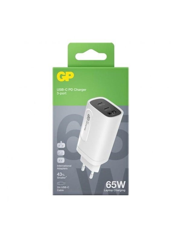 Produktfoto för GP Laptop- och mobilladdare USB-C 65W