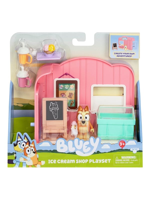 Bluey Glassaffär Lekset med Bingo