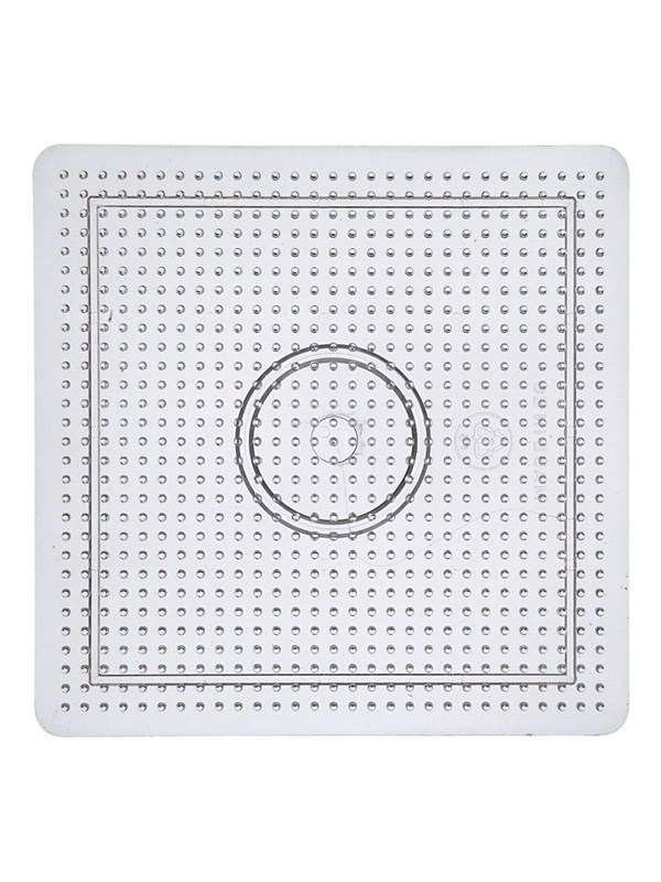 Creativ Company Iron-on bead board Square Clear 14.5 x 14.5cm