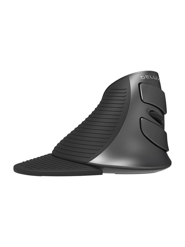 Delux M618g Db Bt Wireless Vertical Mouse Ergonomisk Mus 6 Knappar Svart