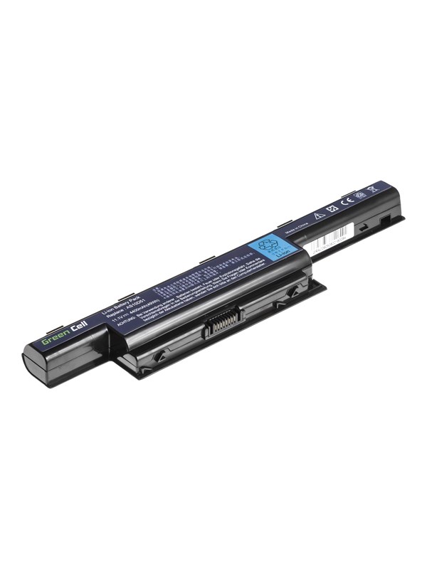 Produktfoto för Green Cell - Batteri för bärbar dator (likvärdigt med: Acer AS10D31, Acer AS10D41, Acer AS10D51) - litiumjon - 6-cells - 4400 mAh - svart - för Acer Aspire 5733, 5741, 5742, 5742G, 5750G, E1  TravelMate 5740, 5742