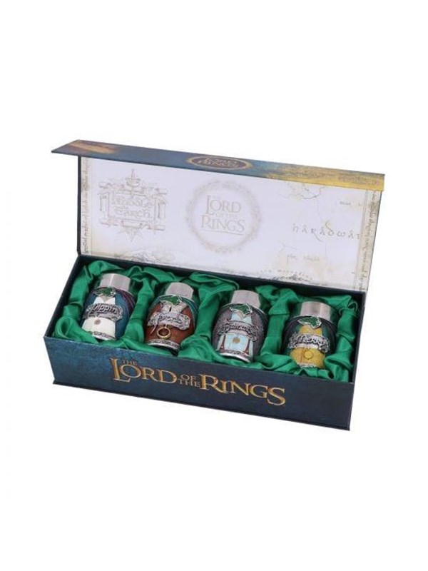 Nemesis Now Lord of the Rings Hobbit Shot Glass Set