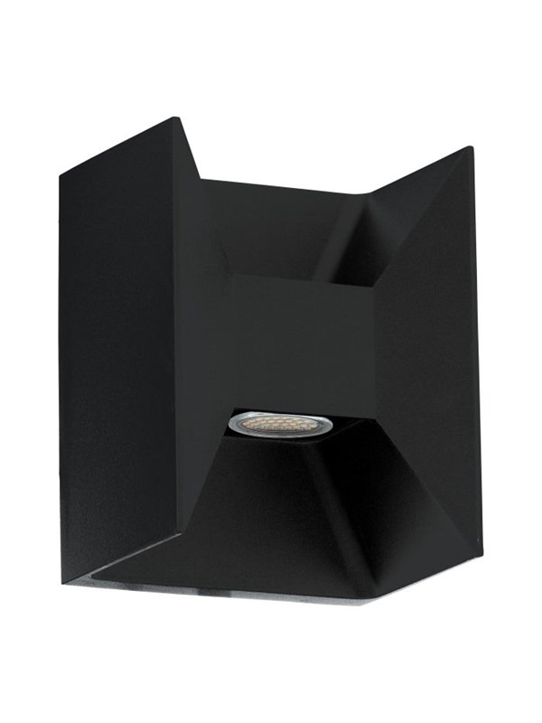 EGLO MORINO outdoor wall lamp LED black - Köp för SEK 549 - Spara 24%