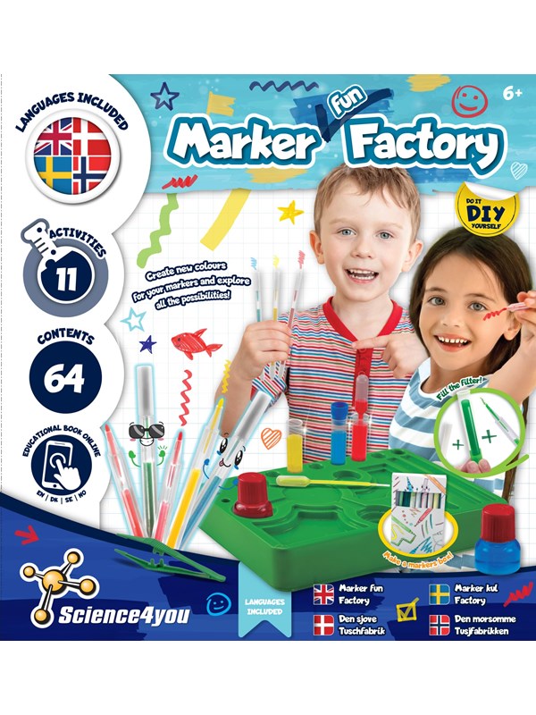 Alternativ bild 0 för Science4you Science4you, Marker Factory, Non-scented