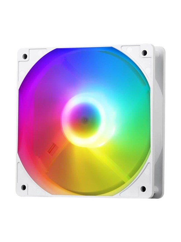 Darkflash C7 3 In 1 Computer Fan White Chassi Flakt 120mm Vit Med Rgb Ljus 23 Dba