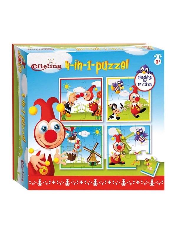 Bambolino Toys - 4in1 Puzzle Jokie 16pcs. Golv