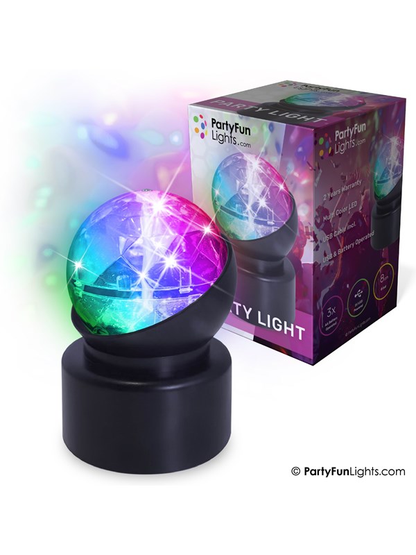 Party Funlight Mini Party lampe Ø: 8cm - Köp för SEK 118 - Spara 23%