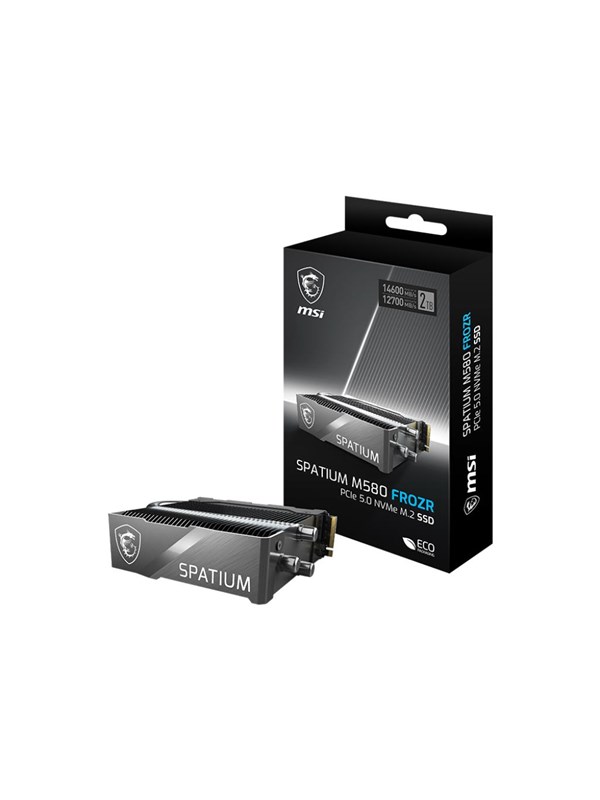 Msi Spatium M580 Pcie 5.0 Nvme M.2 2tb Frozr