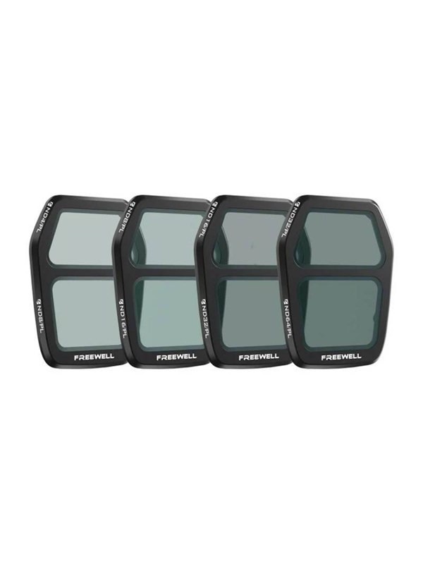 Freewell Set Of 4 Bright Day Filters For Dji Air 3s