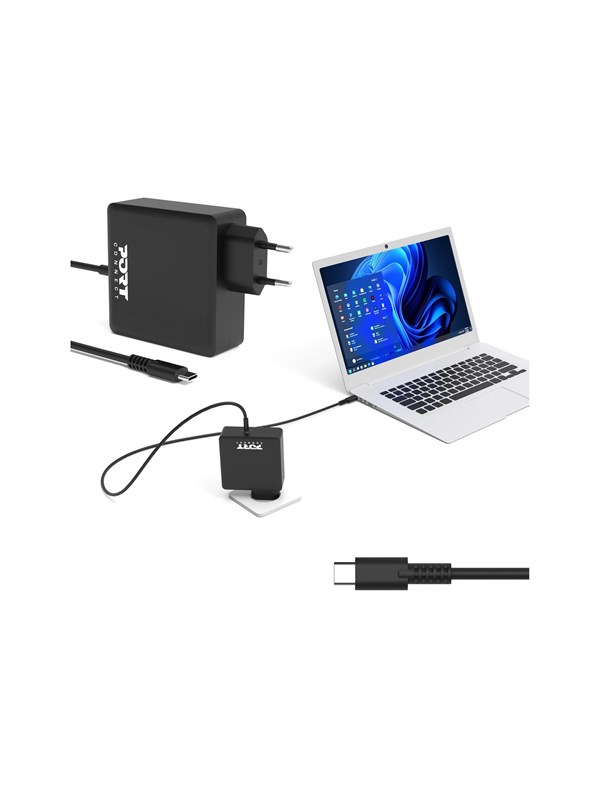 PORT Designs PORT Connect - Retail - power adapter - 65 Watt Strömförsörjning - ATX - 80 Plus