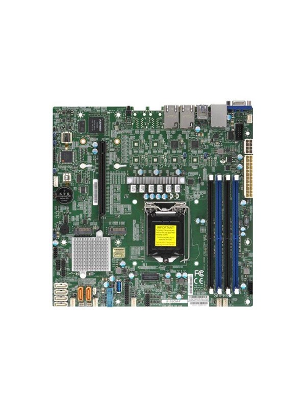 Supermicro X11scm F Moderkort Intel C246 Intel Lga1151 Socket Ddr4 Ram Micro Atx