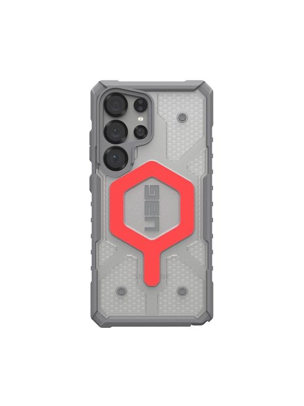 Uag Pathfinder Clear W/magnet Active Lava Lanyard Samsung Galaxy S25 Ultra