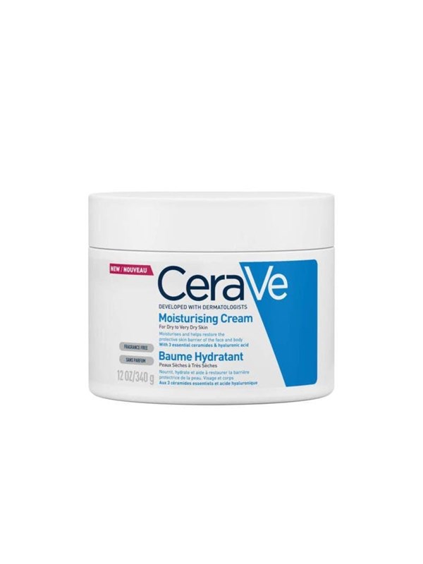 CeraVe Moisturising Cream 340g - Dry to Very Dry Skin