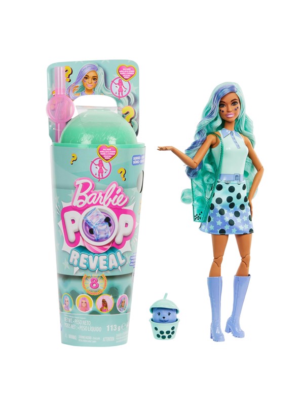 Barbie Pop Reveal Bubble Tea Green Tea