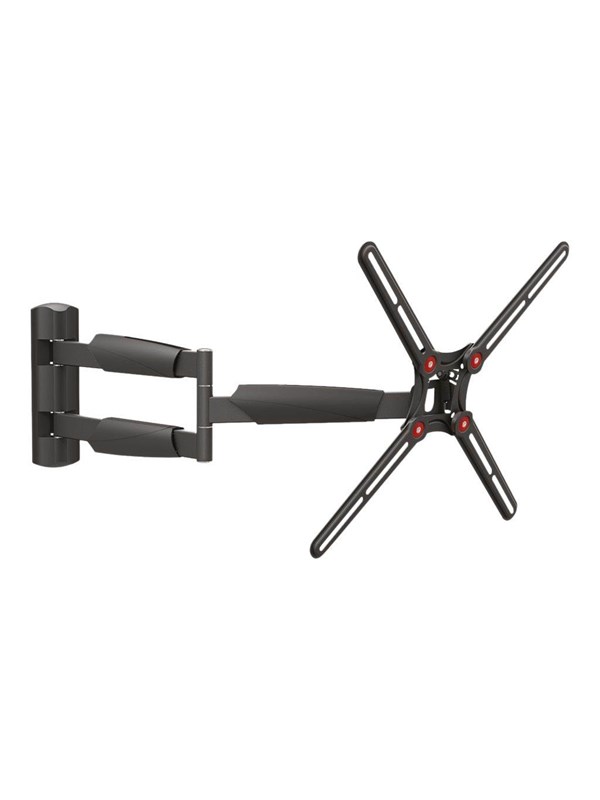 Barkan BM343XL mounting kit - full-motion - for LCD display/ curved LCD display - black - Max 36.2 kg - recommended for 65"