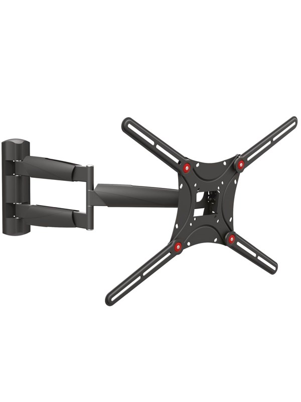 Barkan BM443LP mounting kit - full-motion - for TV - long - black - Max 50 kg - recommended for 13"-83"