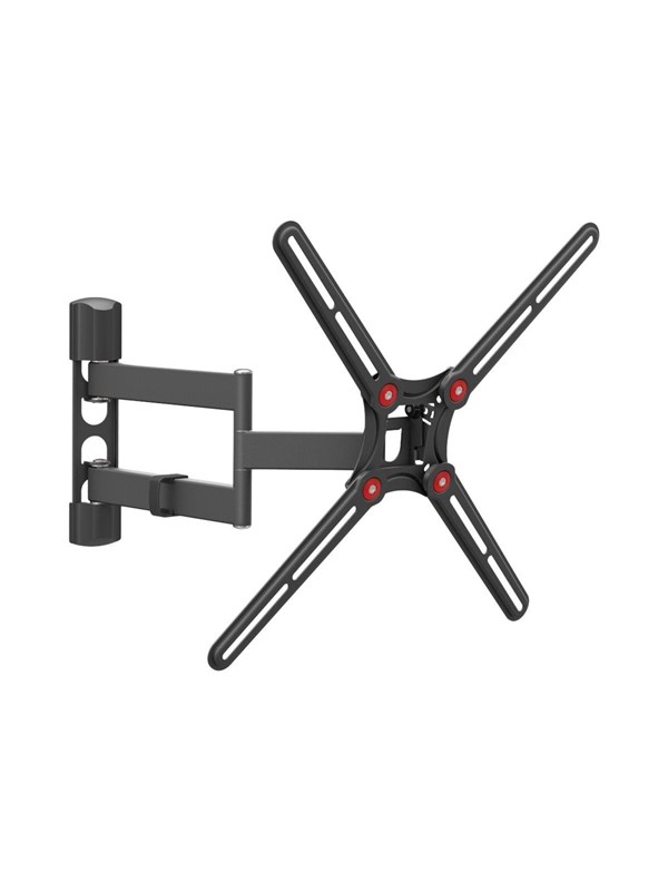 Barkan BM343 bracket - full-motion - for LCD display/ curved LCD display - black - Max 40 kg - recommended for 65"
