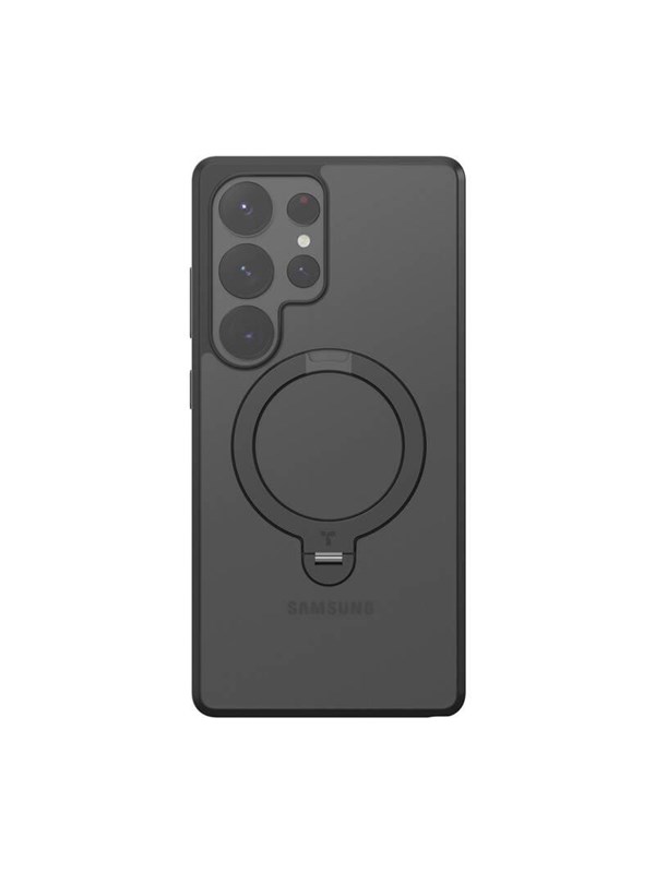 Torras Ostand Spin Series Phone Case For Samsung S25 Ultra Black