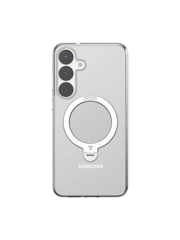 Torras Ostand Spin Series Phone Case For Samsung S25 Transparent