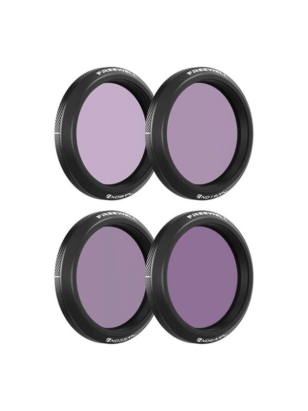 Freewell Set Of 4 Nd/pl Filters For Dji Osmo Action 5 Pro