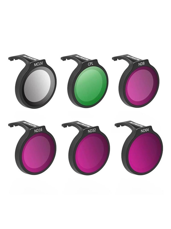 Sunnylife Set Of Six Filters For Dji Neo Mcuv Cpl Nd8 Nd16 Nd32 Nd64