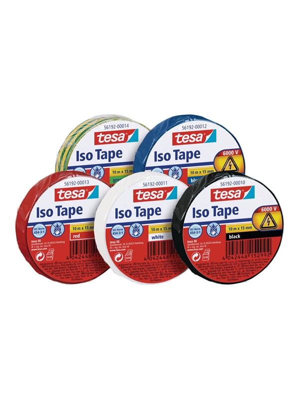tesa electrical insulation tape - 15 mm x 10 m - white