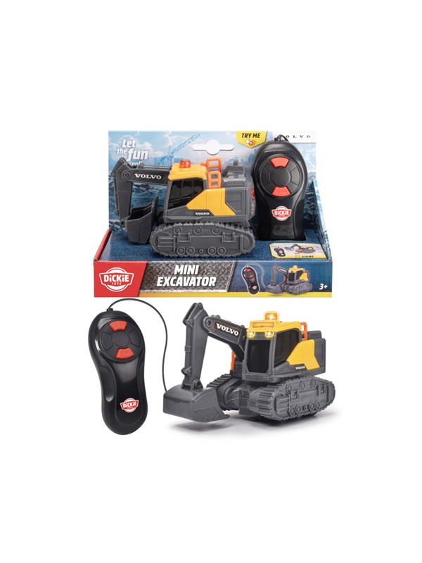 Produktfoto för Dickie Toys Volvo Mini Grävmaskin sladdstyrd