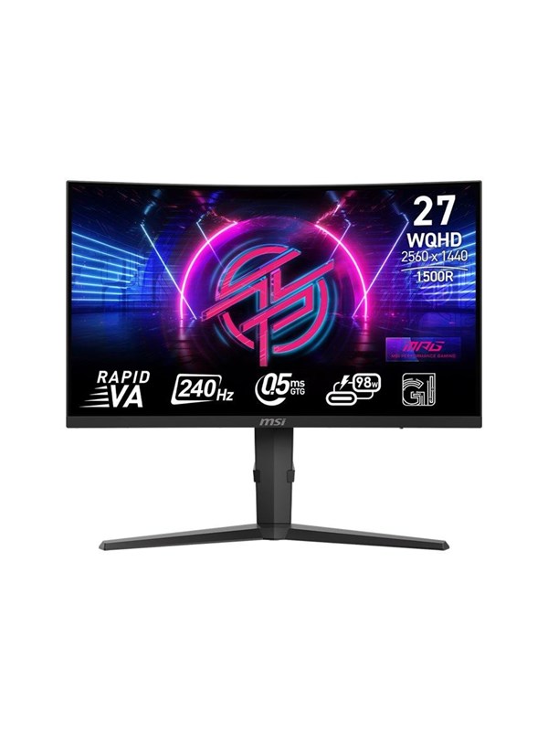 27 " Msi Mpg 275cqrxf Led Monitor Curved 27 " Hdr