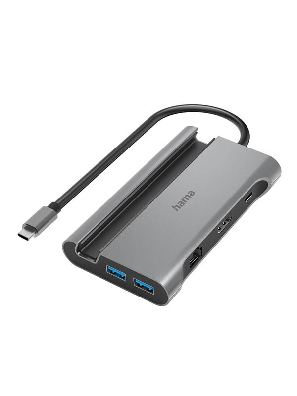 Produktfoto för Hama USB-C Multiport USB Hub 7 Ports USB Hub - 7 porte - Svart