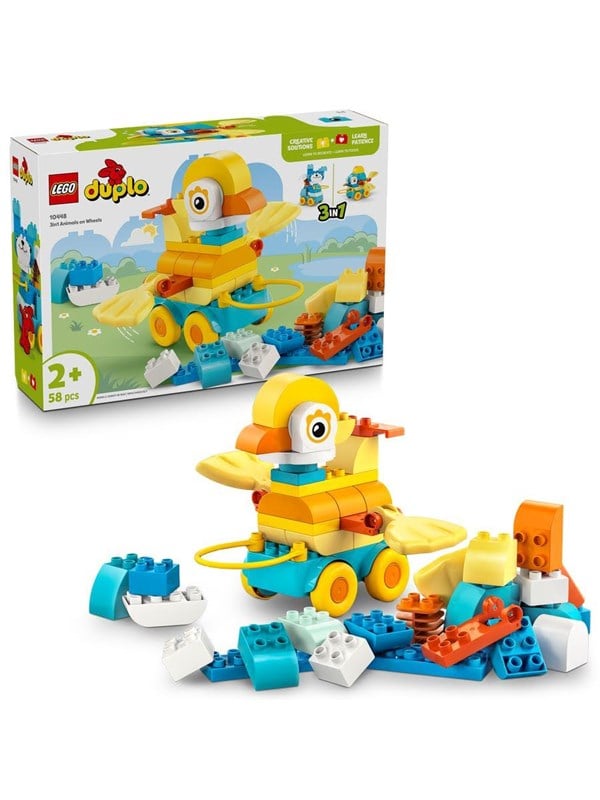Produktfoto för LEGO DUPLO 10448 3-i-1 Djur på hjul