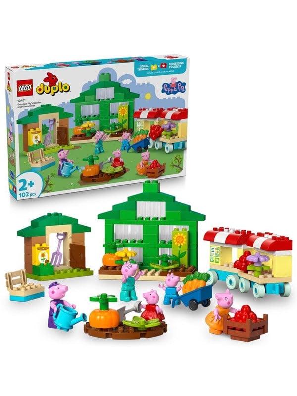 LEGO DUPLO 10461 Morfar Gris trädgård och växthus