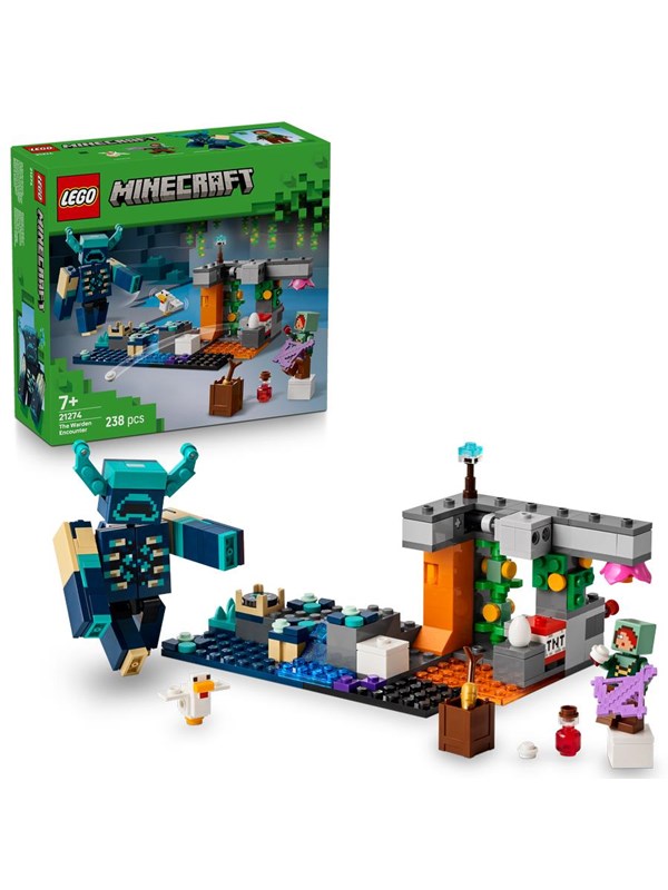 Produktfoto för LEGO Minecraft 21274 Mötet med väktaren