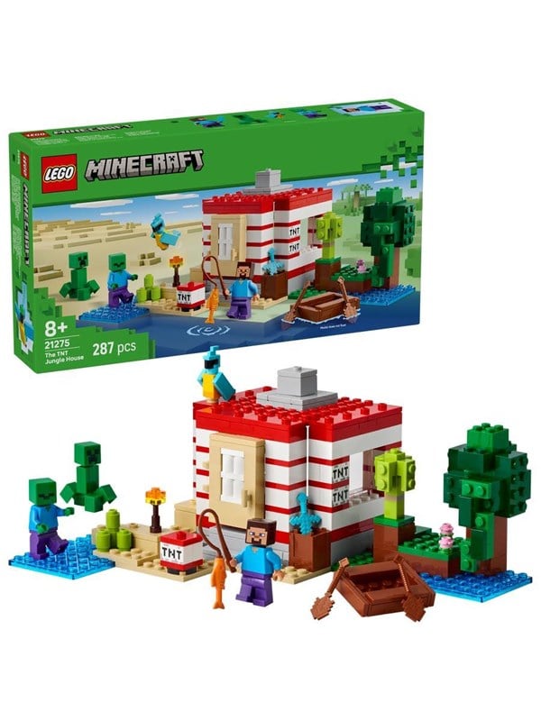 LEGO Minecraft 21275 Dynamithuset i djungeln