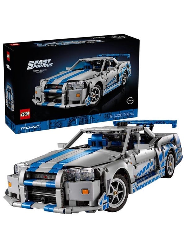 Produktfoto för LEGO Technic 42210 2 Fast 2 Furious Nissan Skyline GT-R (R34) bil
