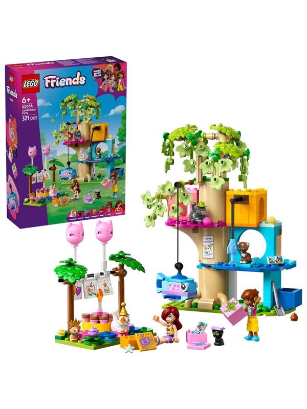LEGO Friends 42666 Kattkalas & trädkoja