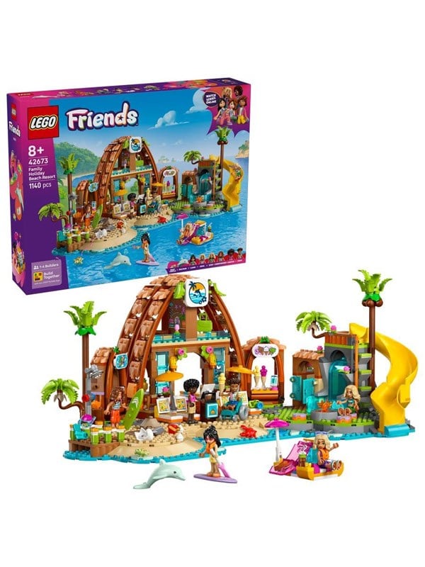 Produktfoto för LEGO Friends 42673 Familjesemester på strandresort