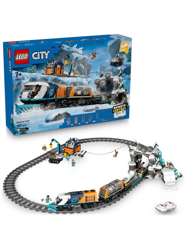 Produktfoto för LEGO City 60470 Polarutforskarnas arktiska expresståg