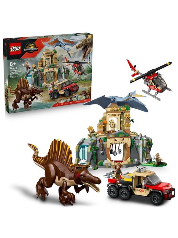 Produktfoto för LEGO Jurassic World 76976 Spinosaurus & Quetzalcoatlus Air Mission
