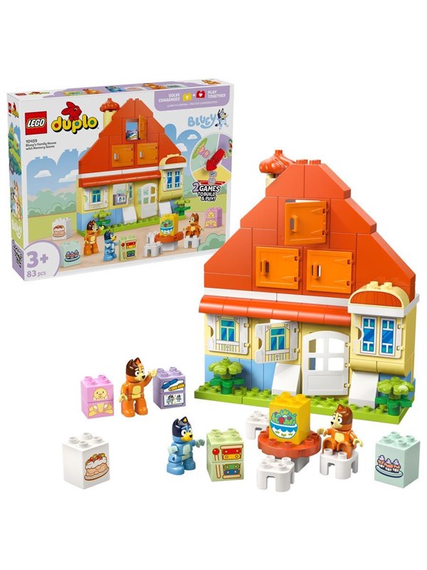 Produktfoto för LEGO Blueys hus med memoryspel