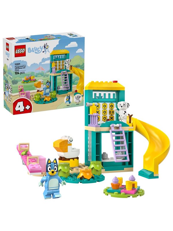 LEGO Bluey 11201 Skoj på lekplatsen med Bluey och Chloe
