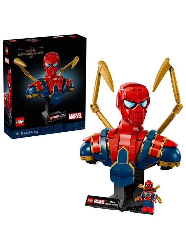 Produktfoto för LEGO DC Super Heroes 76326 Iron Spider-Man - byst
