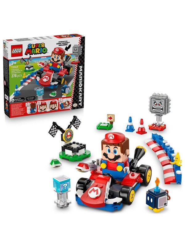 LEGO Super Mario 72043 Mario Kart™ - Interaktiv ® Mario™ & Standard Kart