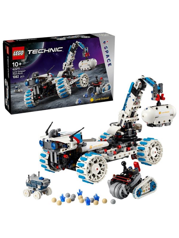 Produktfoto för LEGO Technic 42211 Lunar Outpost™ månrover rymdfordon