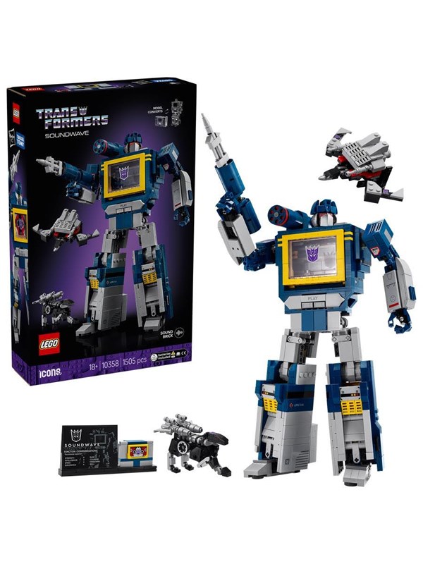 LEGO Icons 10358 Transformers: Soundwave