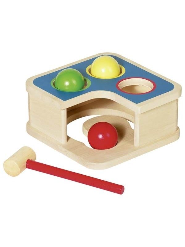 Goki Wooden Hammer Bench with Ball