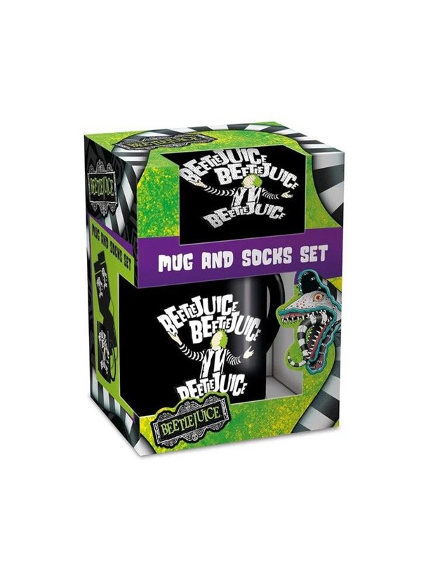 Pyramid - Beetlejuice Mug & Sock Set - Strumpor