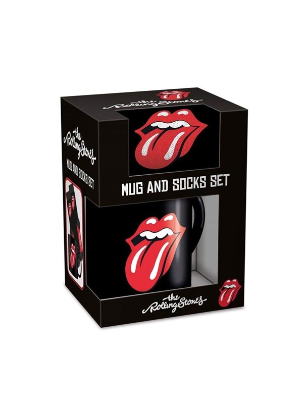 Pyramid - THE ROLLING STONES (HEAVY) MUG and SOCKS - UK 3-8 / EU 36-41 - Strumpor