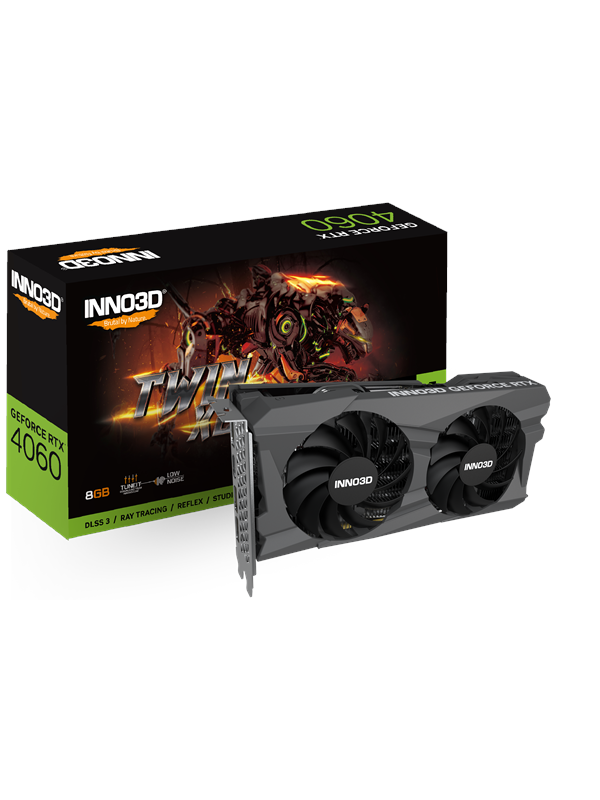 Inno3d Geforce Rtx 4060 Twin X2 V2 8gb Gddr6 Ram Grafikkort