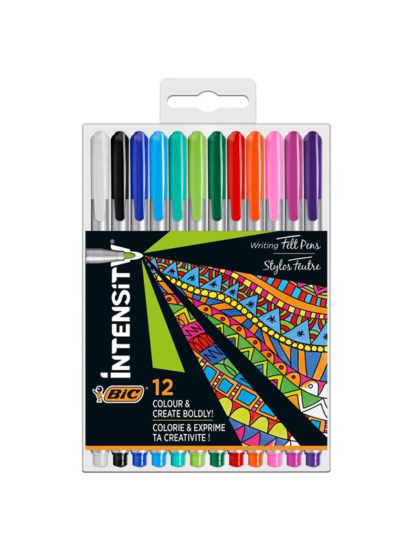 BIC Intensity Fineliners Pastel 12 pcs.