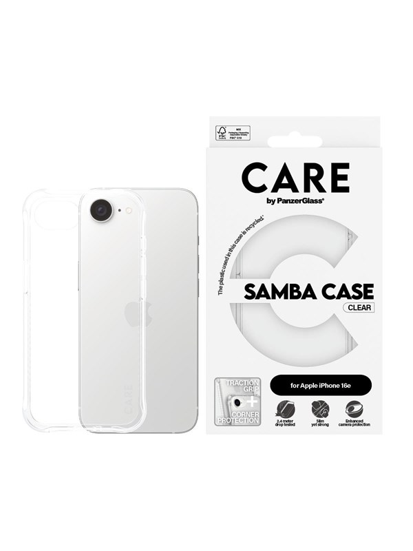 CARE by PanzerGlass Samba Case Transparent iPhone 17e | 16e - SEK 159 - Spara 33%